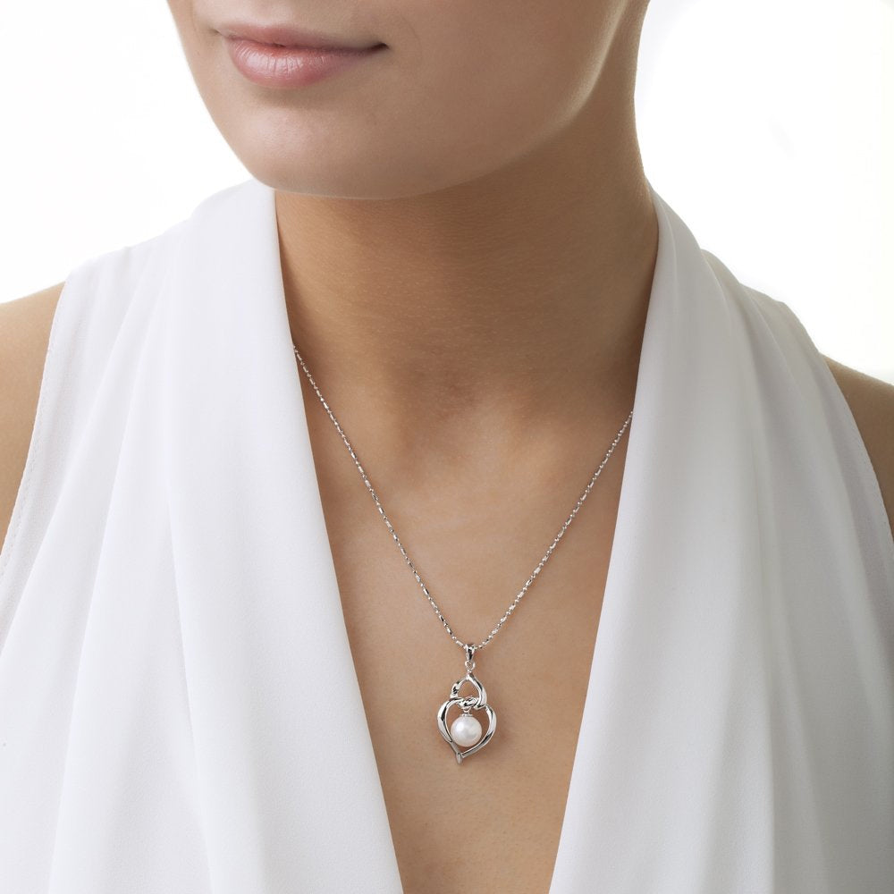 Pearl Heart Pendant - The Gift & Art Gallery