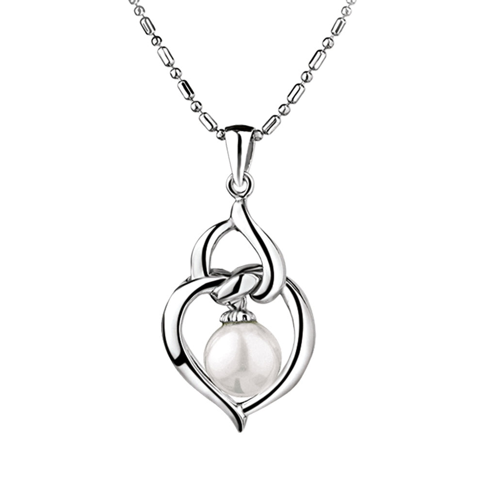 Pearl Heart Pendant - The Gift & Art Gallery