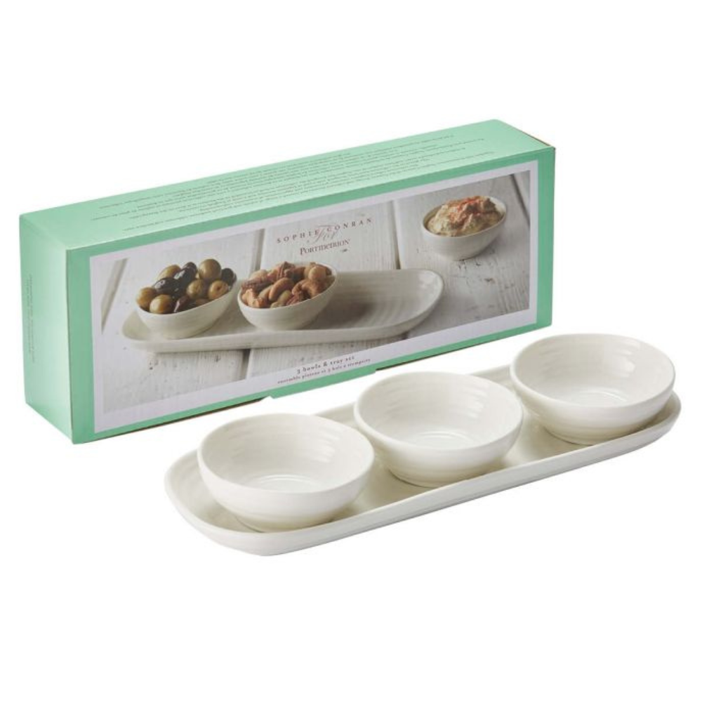 Sophie Conran Three Bowl & Tray Set - The Gift & Art Gallery