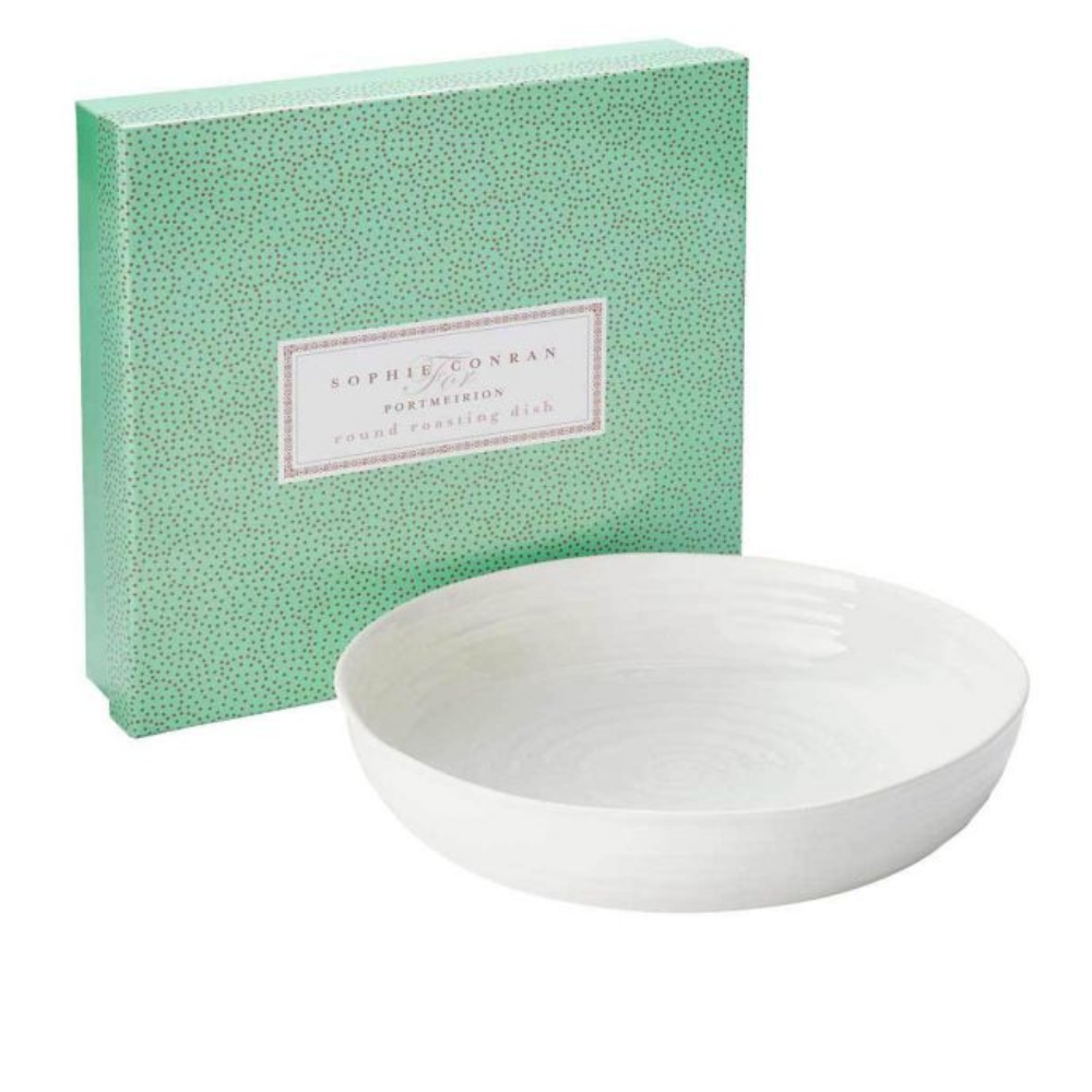 Sophie Conran Round Roasting Dish, White - The Gift & Art Gallery