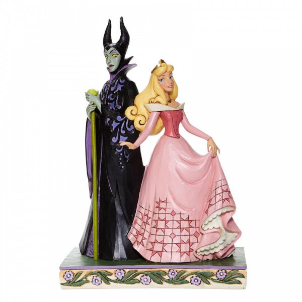 Sorcery and Serenity - Aurora and Maleficent Figure - The Gift & Art Gallery