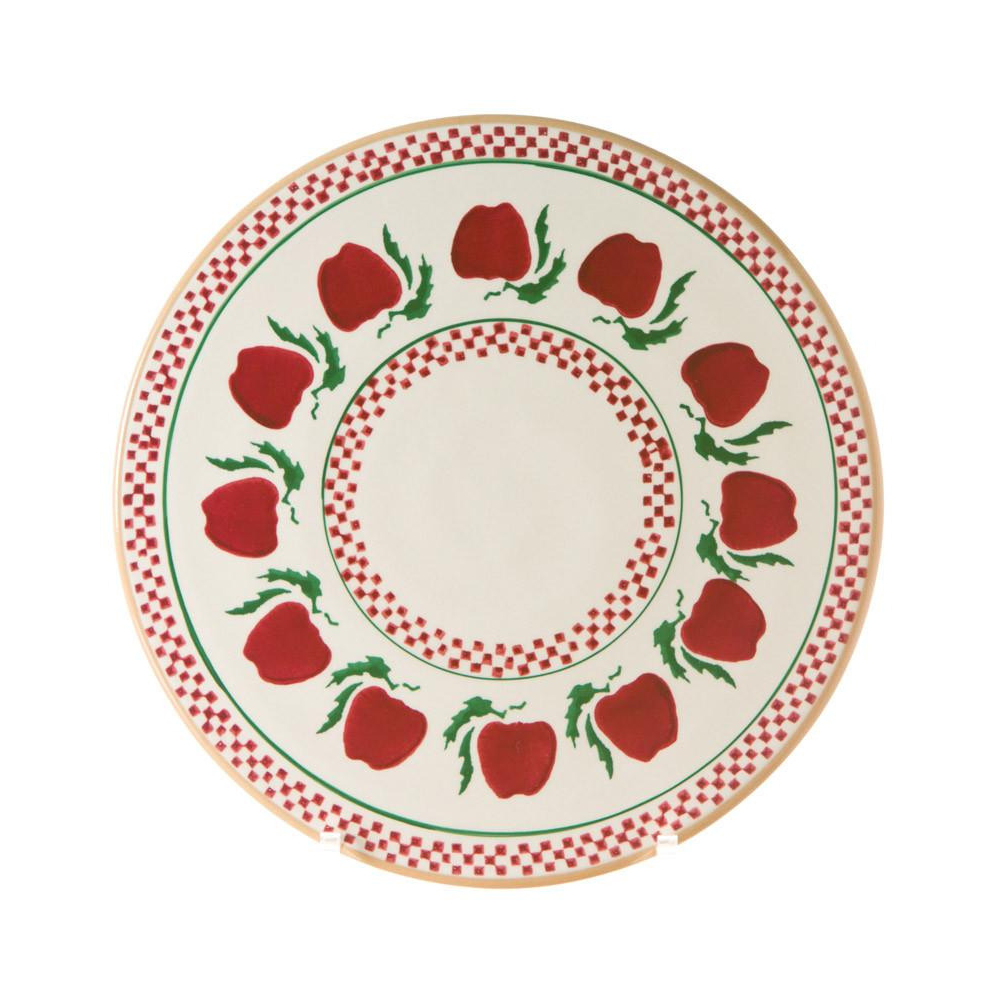 9" Footed Cake Plate, Apple