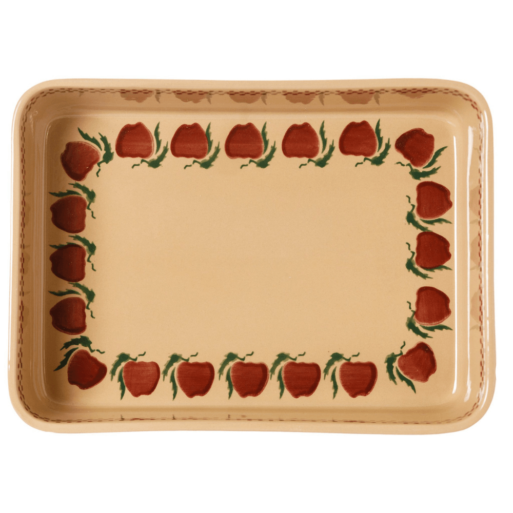 Large Rectangle Oven Dish Apple - The Gift & Art Gallery