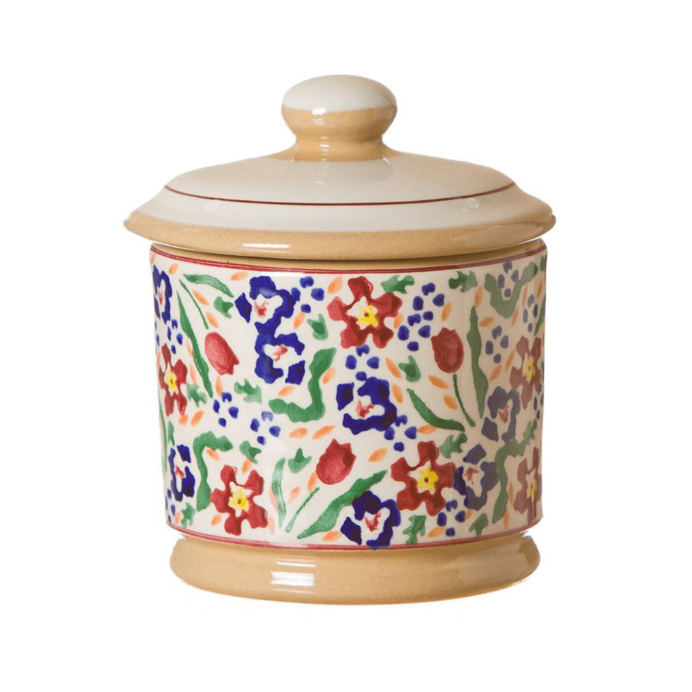 Lidded Sugar Bowl Wild Flower Meadow - The Gift & Art Gallery