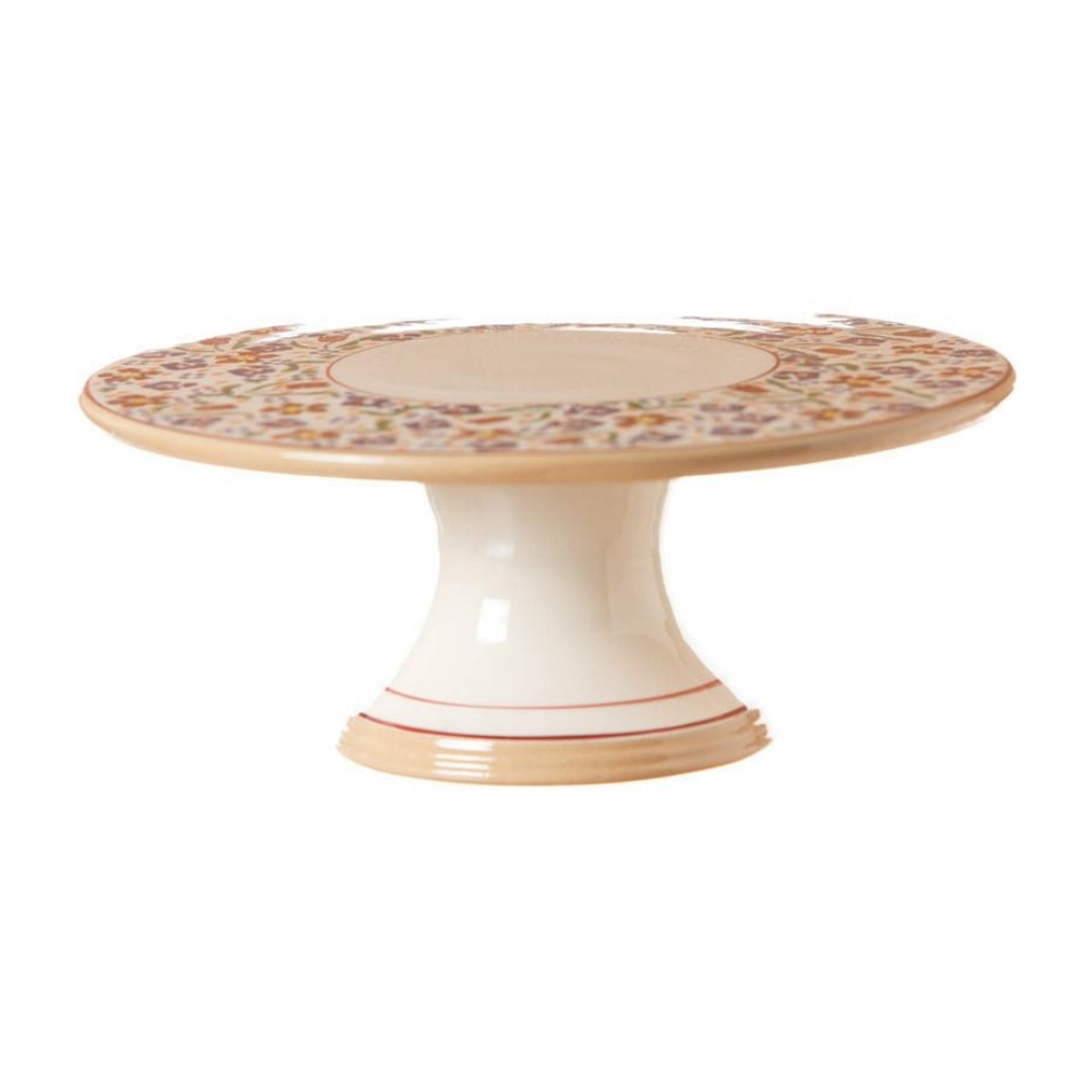 9" Footed Cake Plate Wild Flower Meadow - The Gift & Art Gallery
