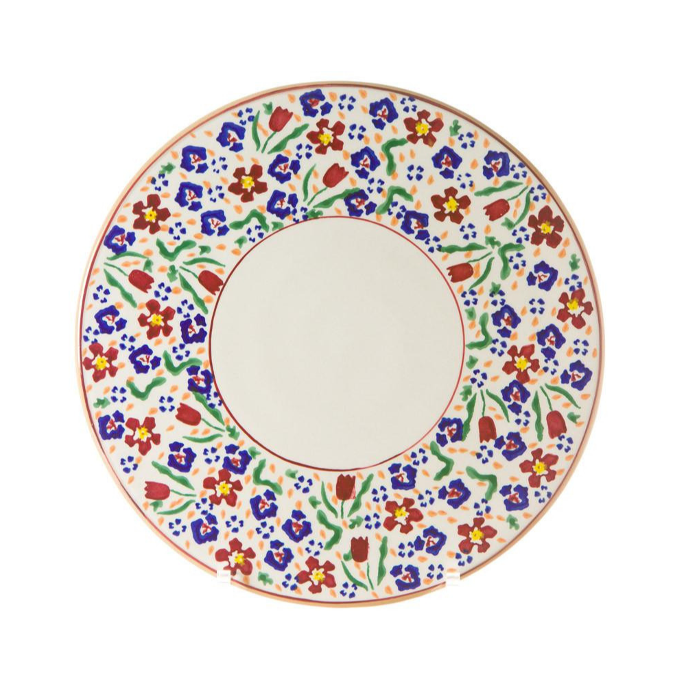 9" Footed Cake Plate Wild Flower Meadow - The Gift & Art Gallery