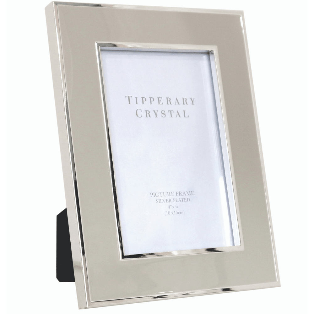 Grey Enamel Frame with Silver Edging - The Gift & Art Gallery