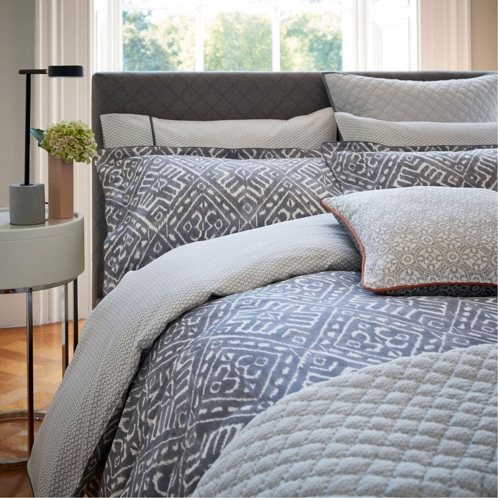Cadenza Standard Pillowcase- Grey - The Gift & Art Gallery
