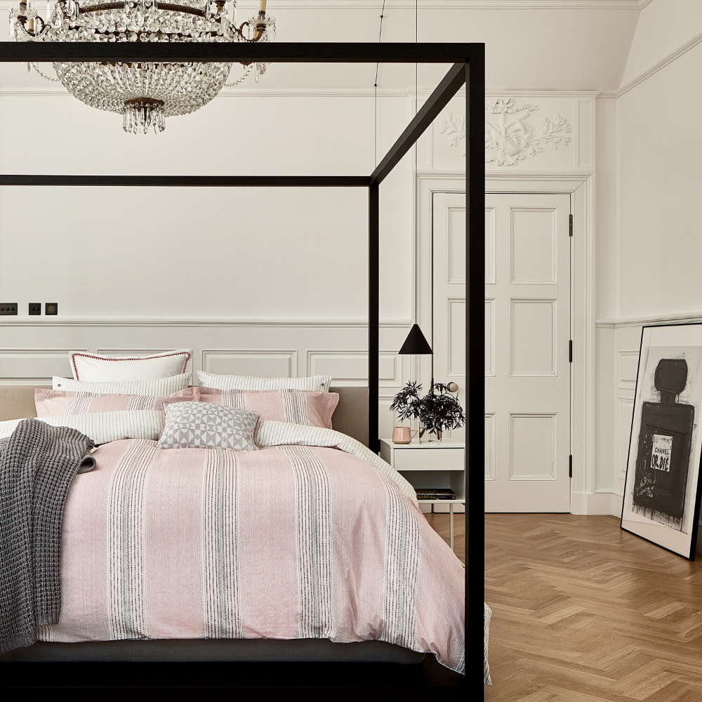 Kala Duvet Cover in Coral - The Gift & Art Gallery