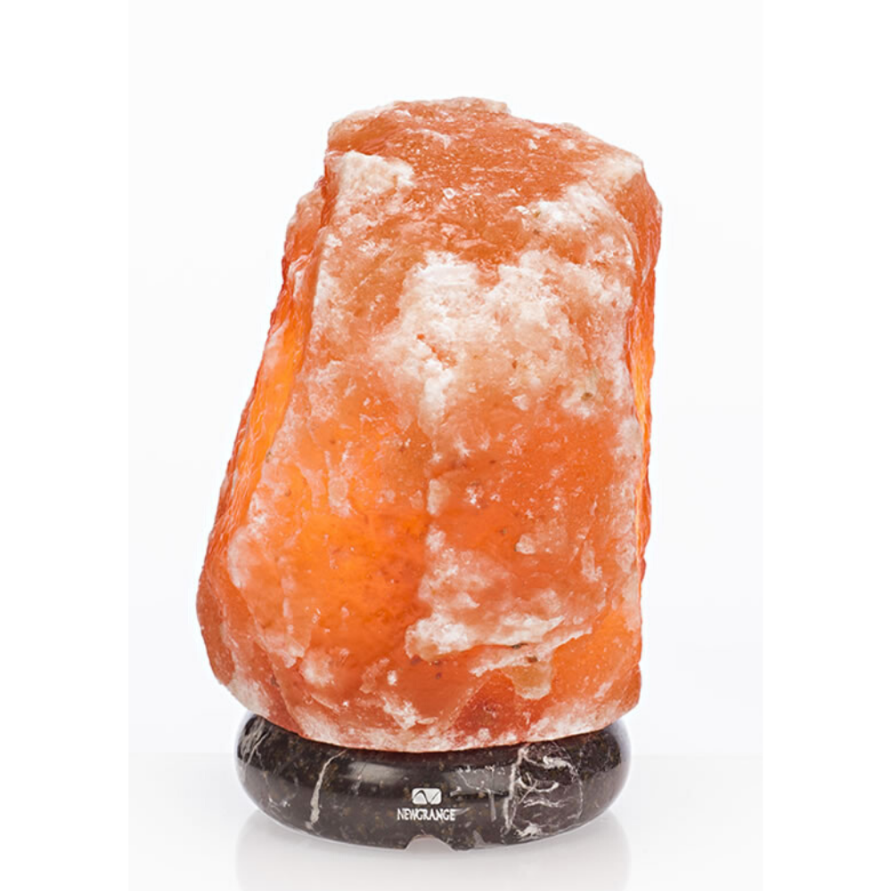 Wellness Natural Salt Lamp with Marble Base
