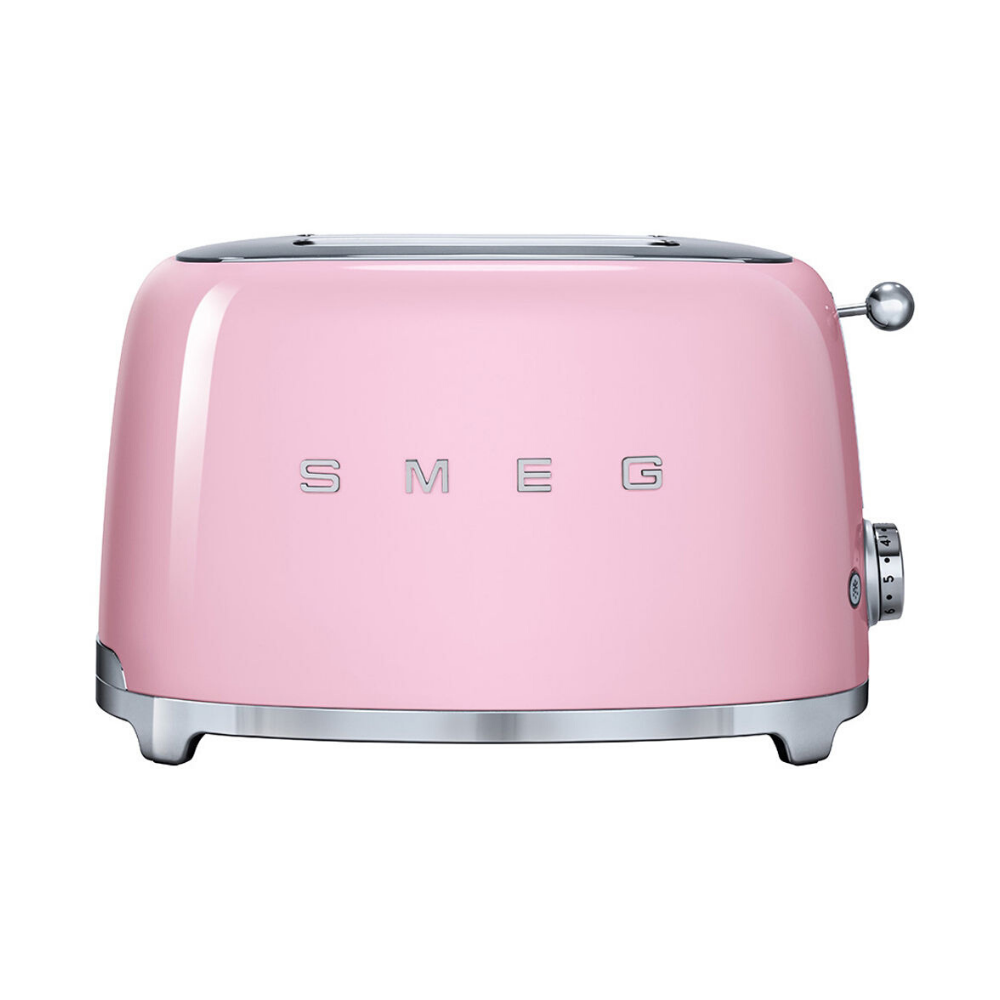 Smeg 2-Slice Toaster - Pink - The Gift & Art Gallery