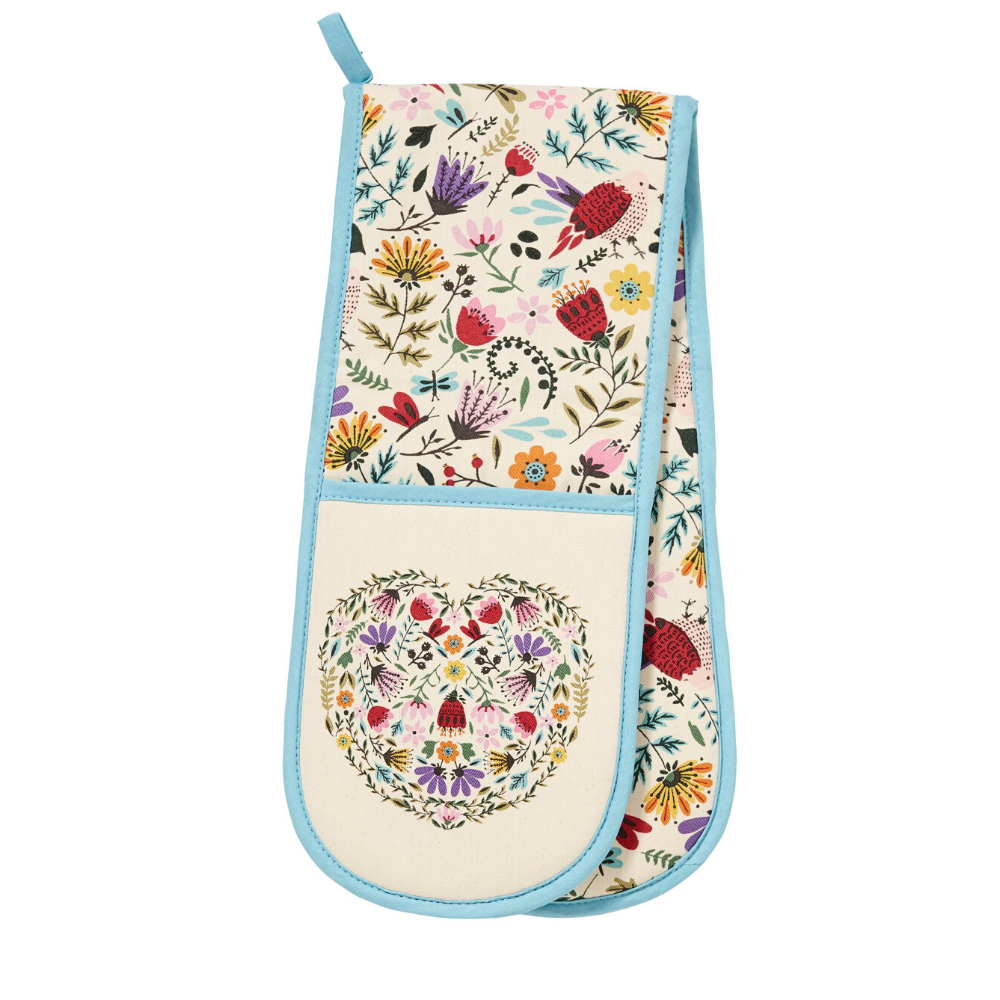 Melody Double Oven Glove - The Gift & Art Gallery