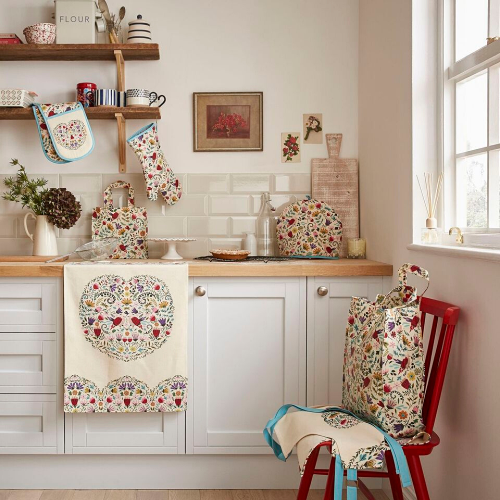Melody Double Oven Glove - The Gift & Art Gallery