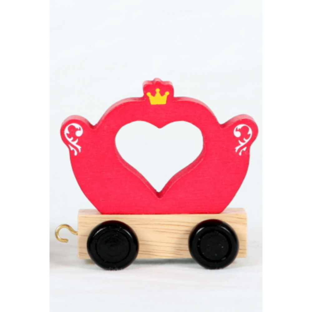Coloured Wooden Alphabet Train Letters & Tracks - The Gift & Art Gallery