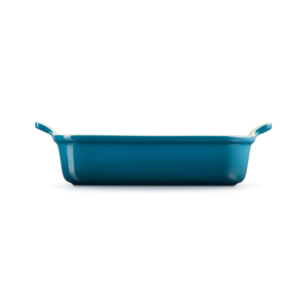 Stoneware Rectangular Dish 26cm, Deep Teal