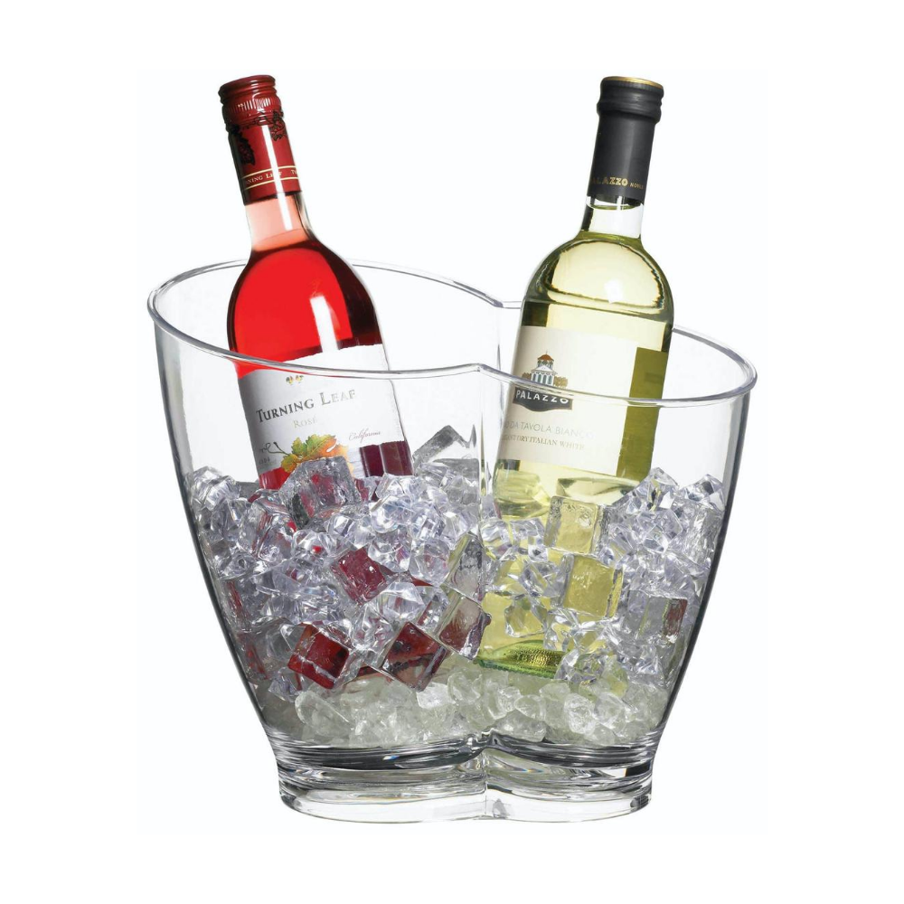 Acrylic Double Sided Drinks Pail / Cooler