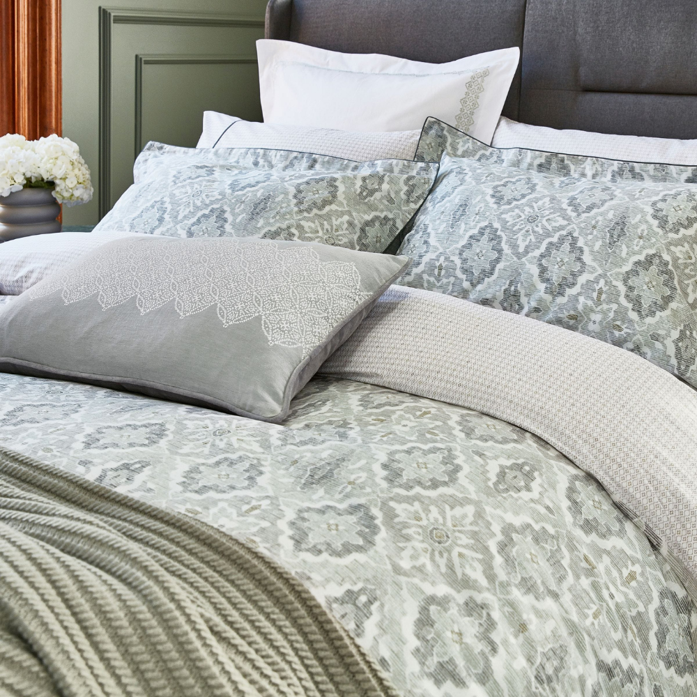 Navah Duvet Cover-Sage