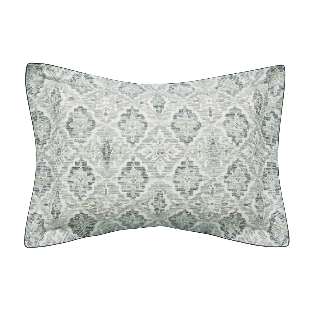 Navah Oxford Pillowcase-Sage - The Gift & Art Gallery