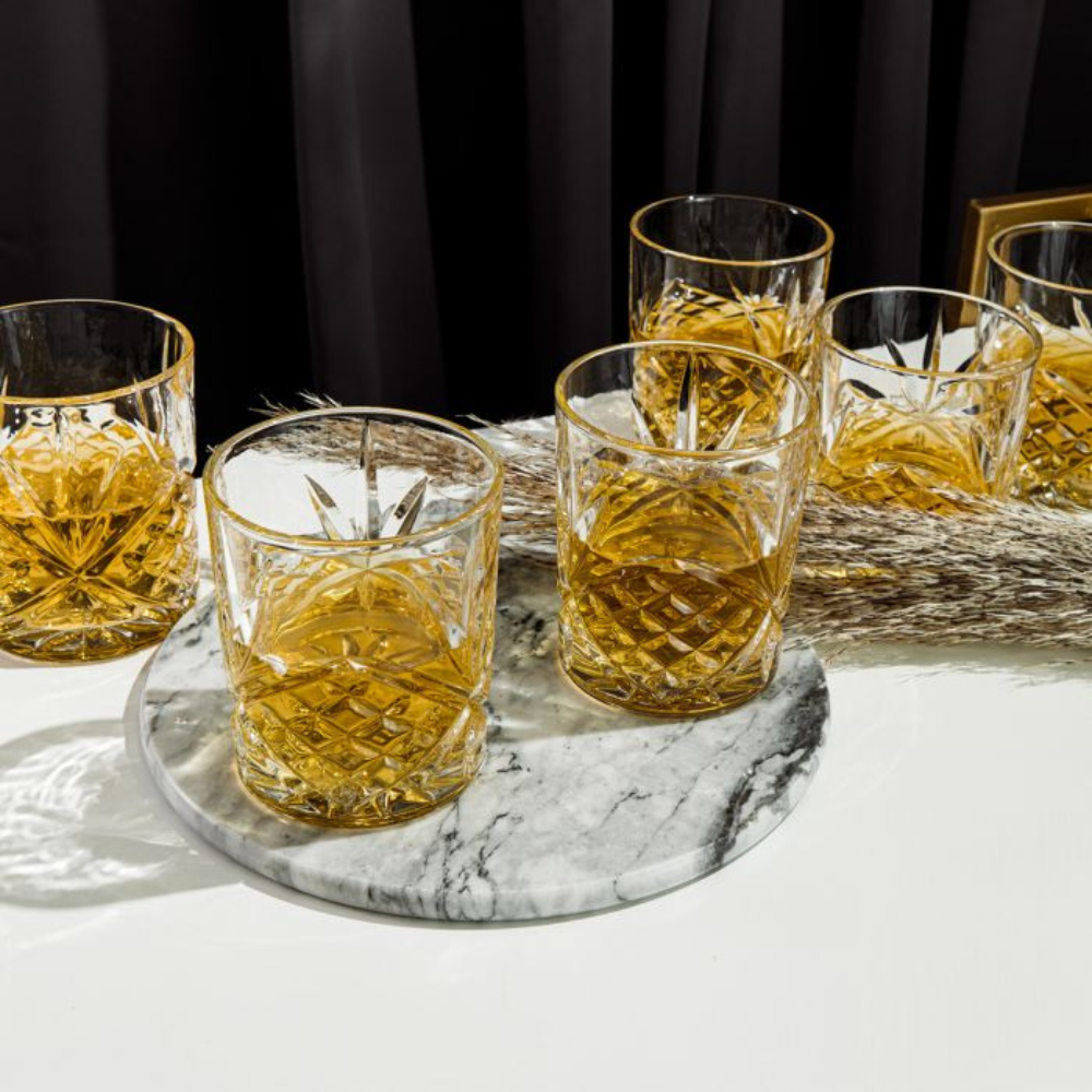 Trinity Whiskey Glasses, Set of 6