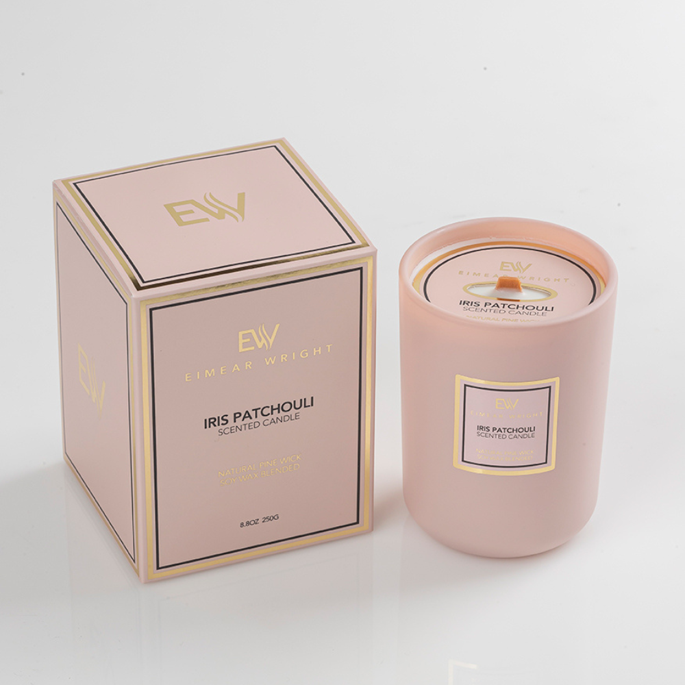 Iris Patchouli Scented Candle - The Gift & Art Gallery