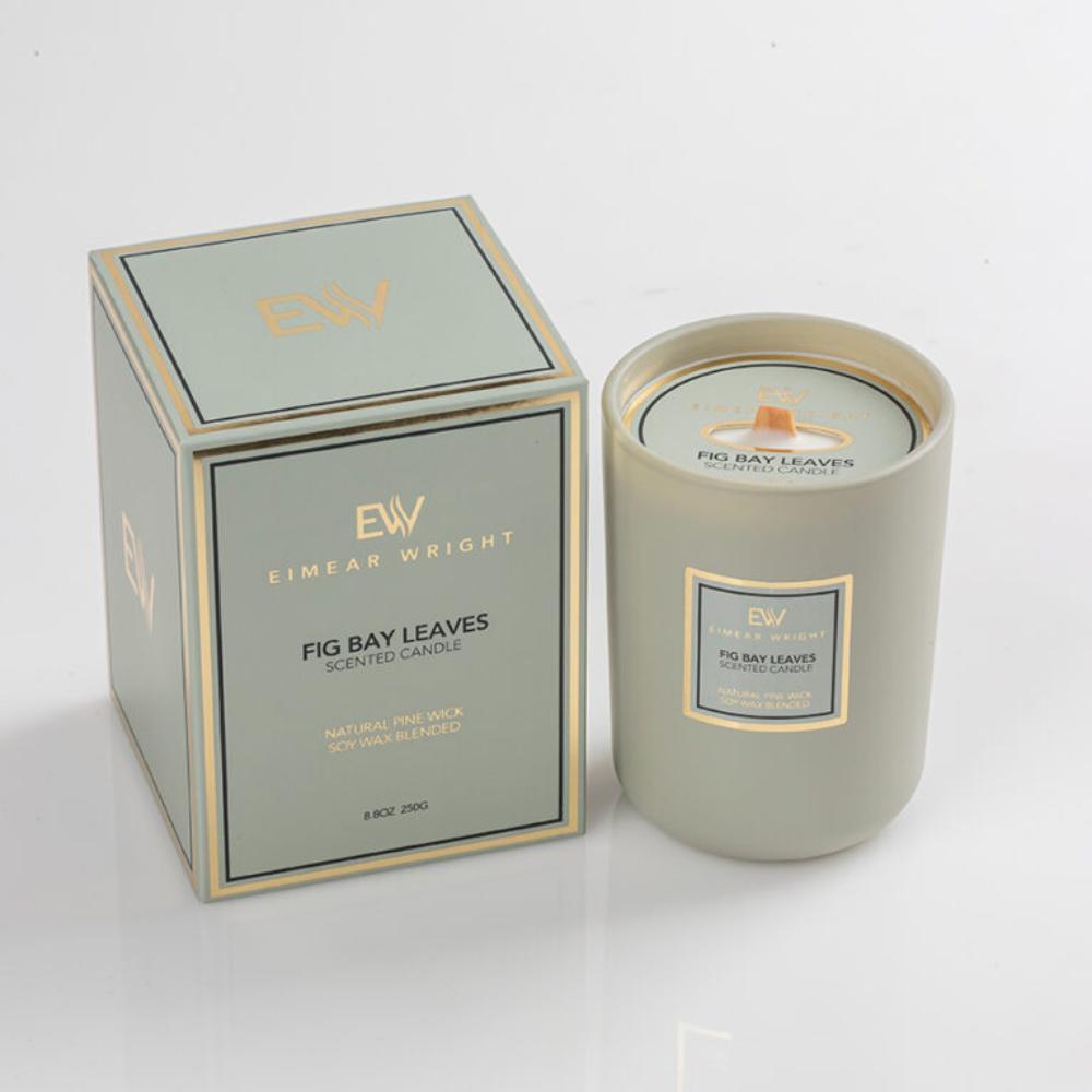 Fig Bay Leaves Scented Candle - The Gift & Art Gallery