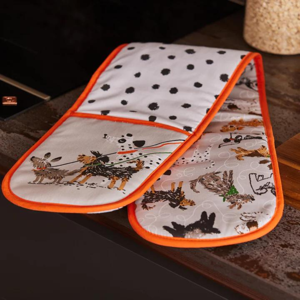 Dog Days Double Oven Glove - The Gift & Art Gallery