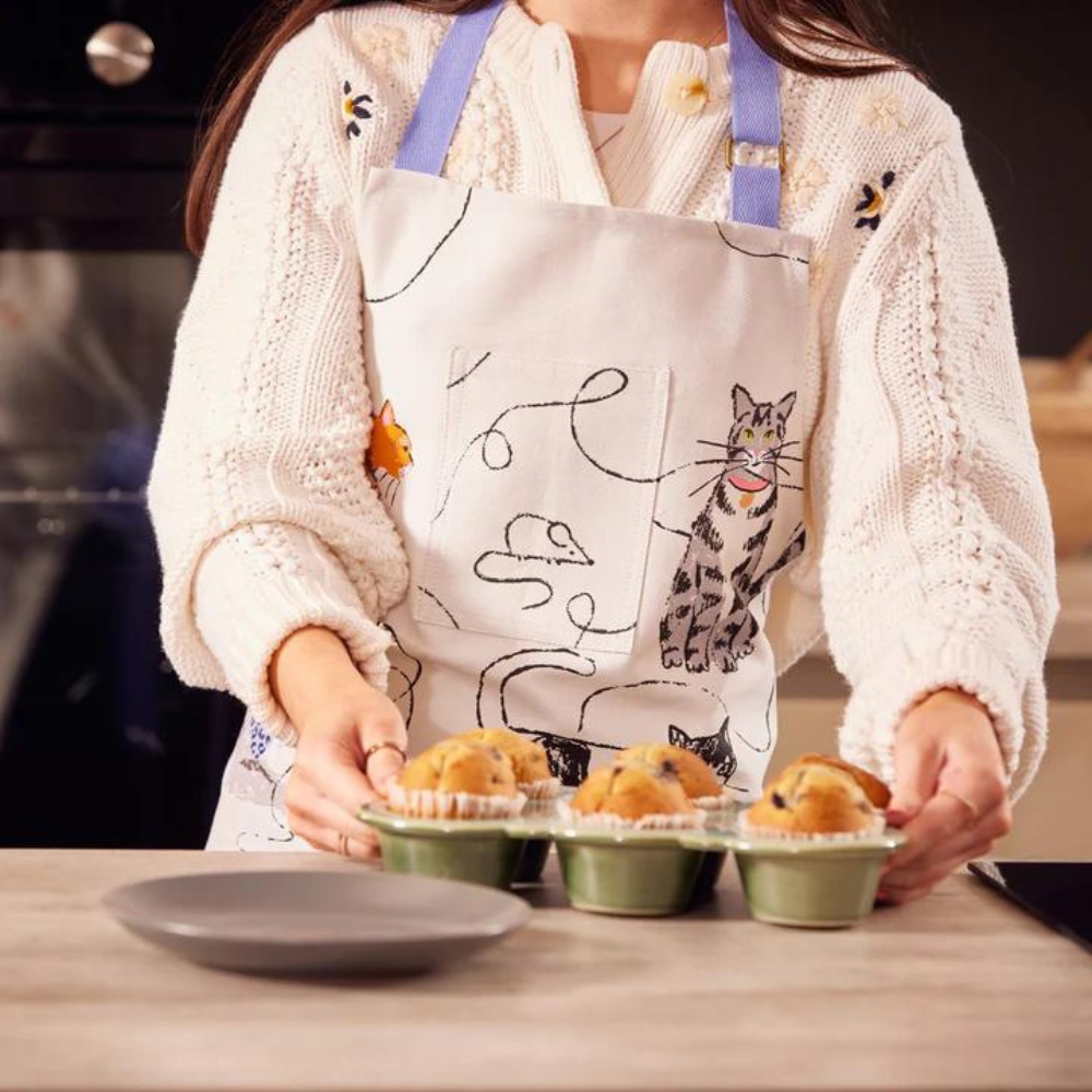 Feline Friends Cotton Apron - The Gift & Art Gallery