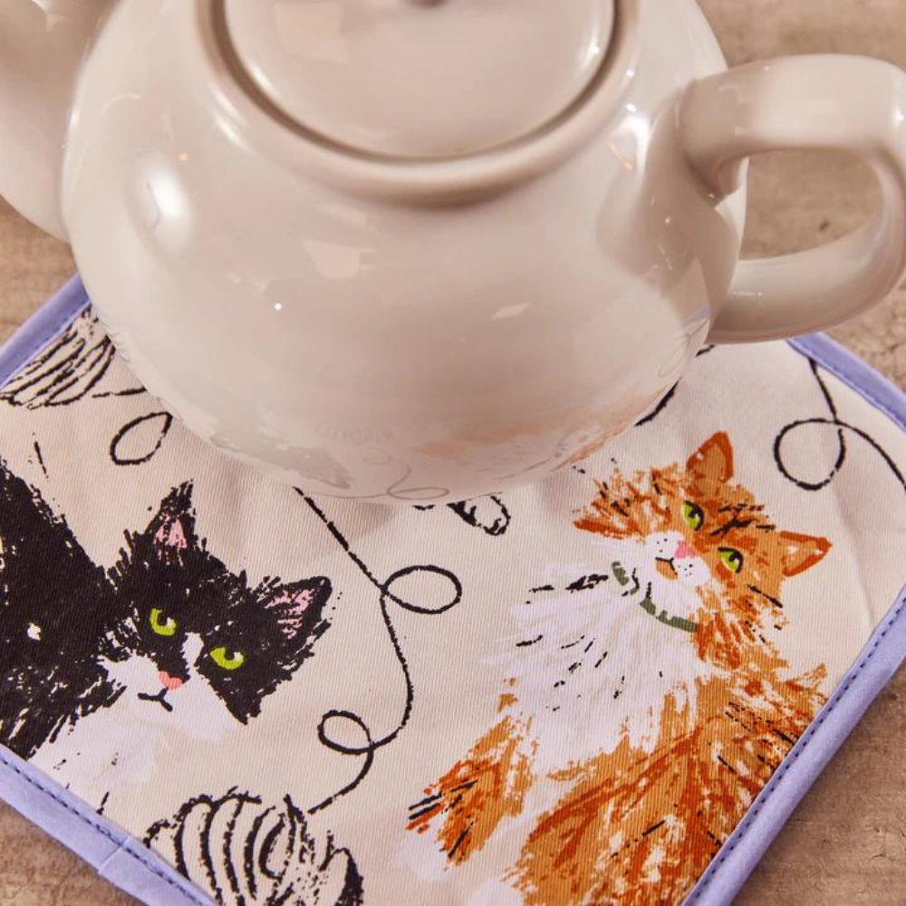 Feline Friends Pot Mat - The Gift & Art Gallery