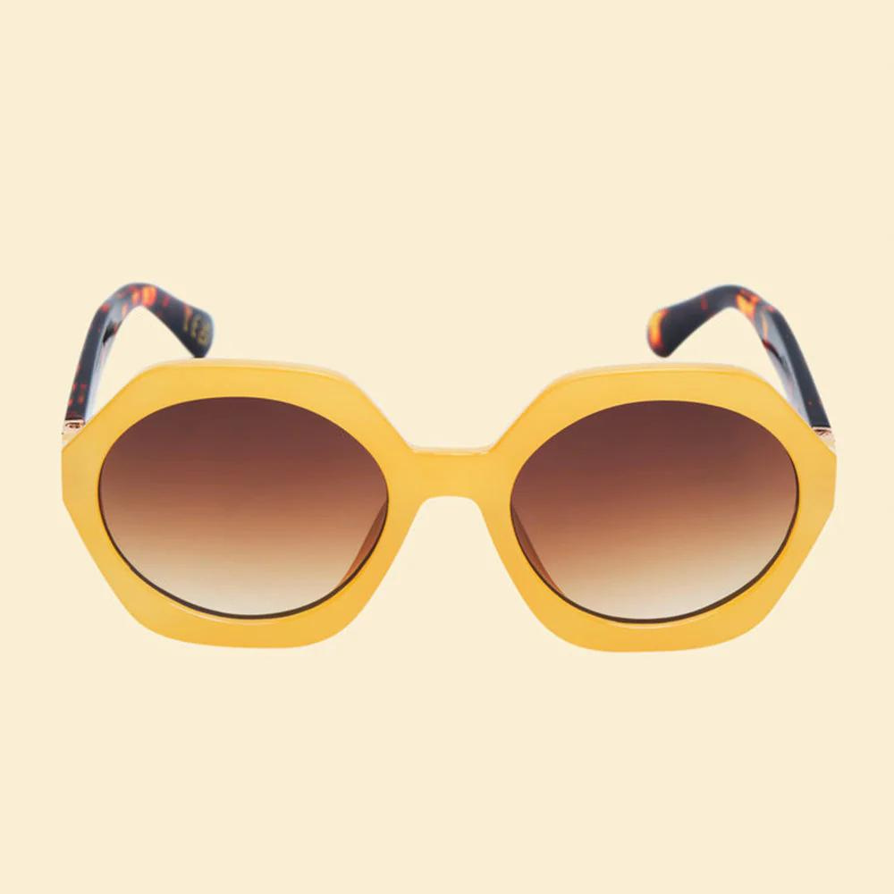 Luxe Georgia - Custard/Tortoiseshell Sunglasses - The Gift & Art Gallery