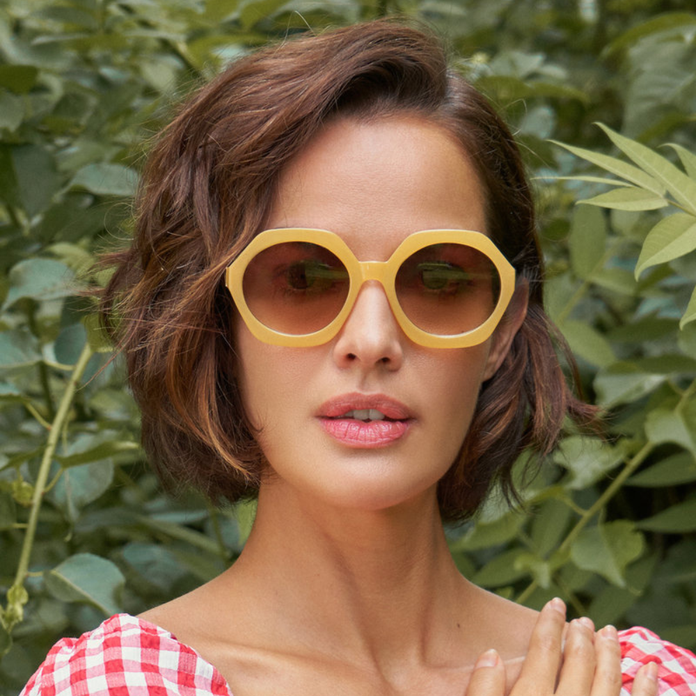 Luxe Georgia - Custard/Tortoiseshell Sunglasses