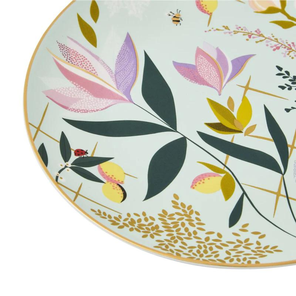 Sara Miller Orchid Cake Plates - Set of 4 - The Gift & Art Gallery