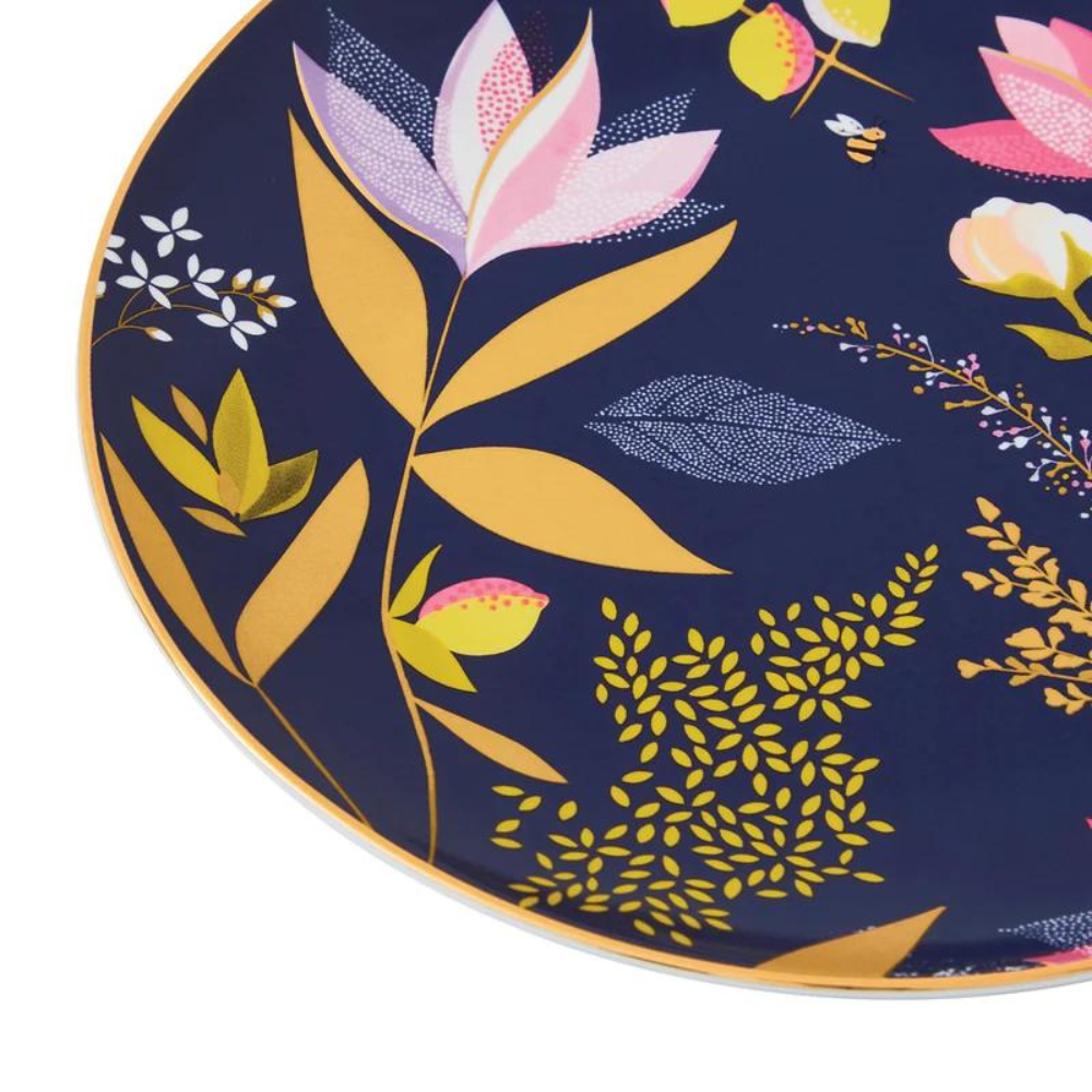 Sara Miller Orchid Cake Plates - Set of 4 - The Gift & Art Gallery