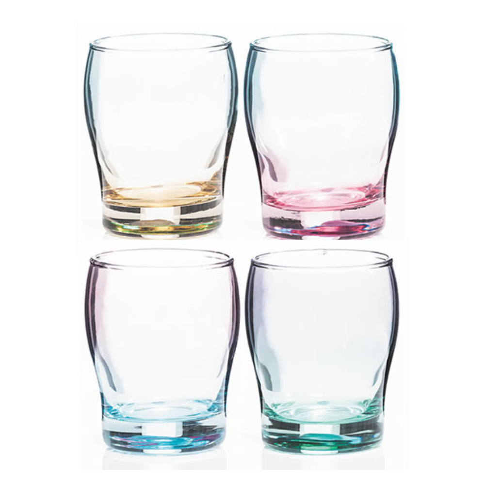 Two Tone Lustre Juice Glasses - The Gift & Art Gallery