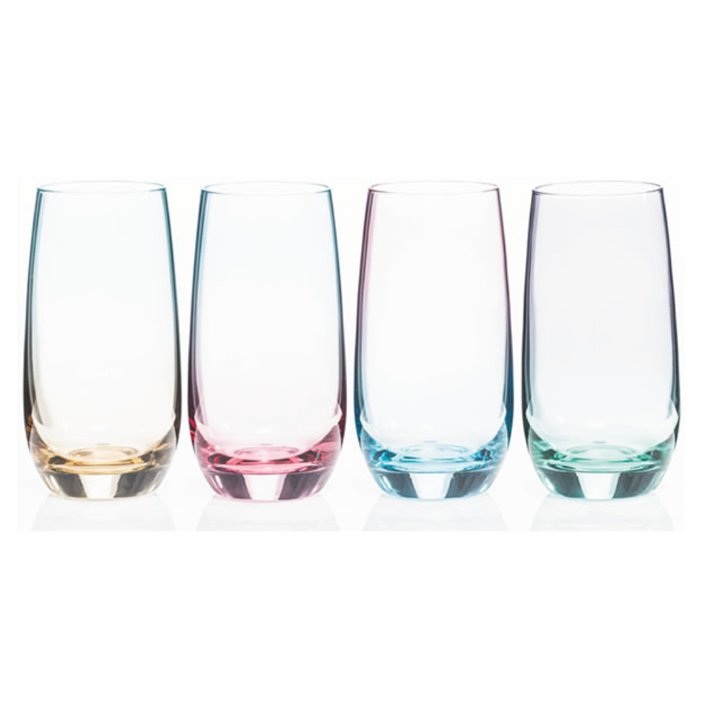Two Tone Lustre Hi Ball Glasses - The Gift & Art Gallery