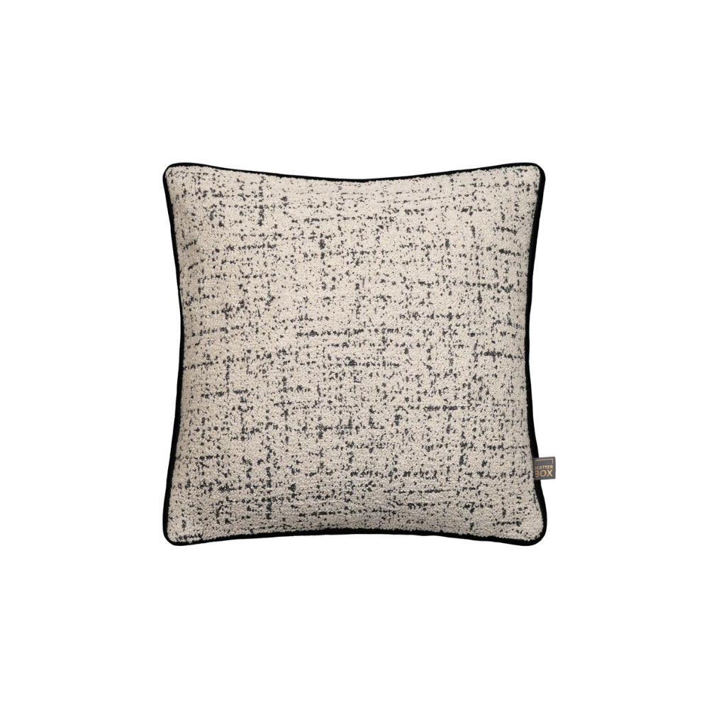 Coco Cushion Black/Cream - The Gift & Art Gallery