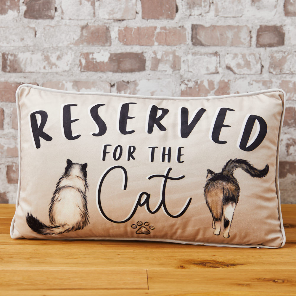 Reserved For The Cat Cushion - The Gift & Art Gallery