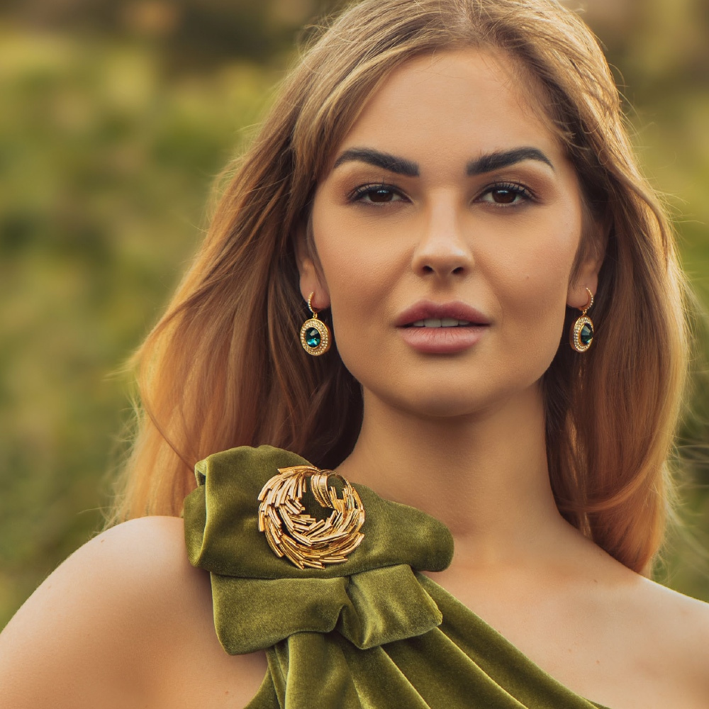 Earrings with Montana Stone - The Gift & Art Gallery