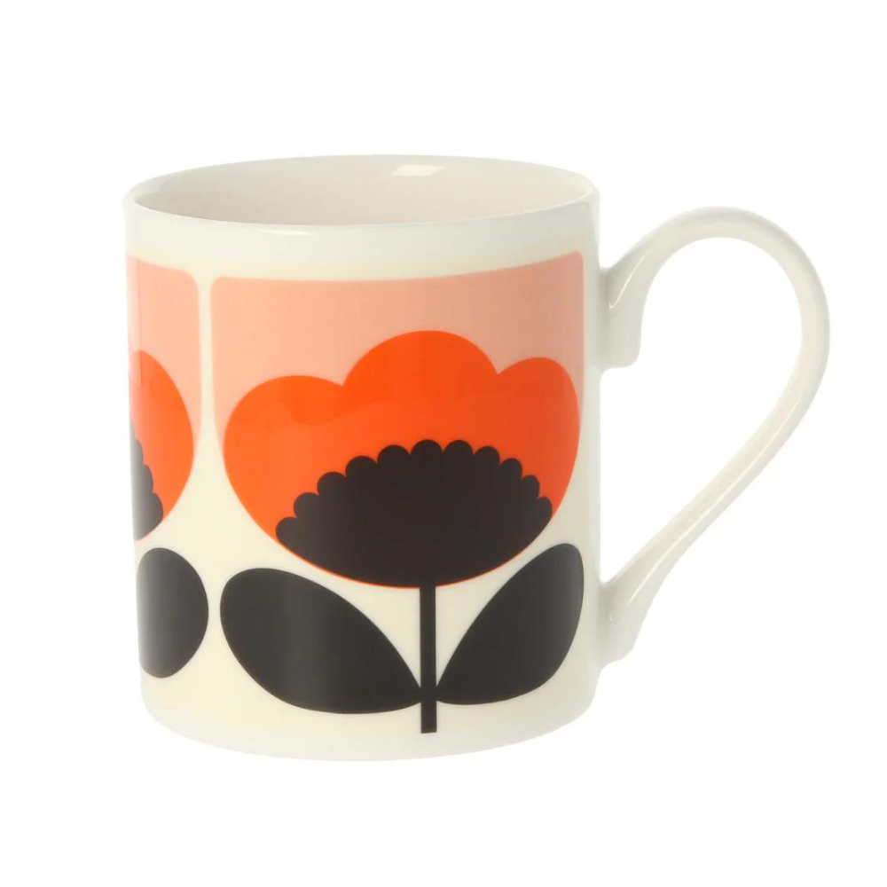 Orla Kiely 'Spring Bloom Orange' Mug - 350ml