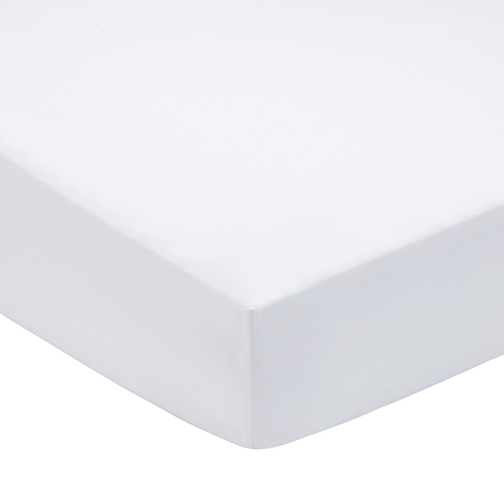 Small Double 200 Thread Count Plain Dye Fitted Sheet (32cm Deep) - The Gift & Art Gallery
