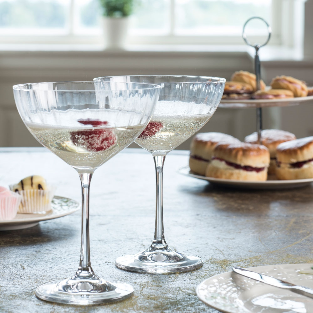Galway Living Erne Champagne Saucer - Set of 4 - The Gift & Art Gallery