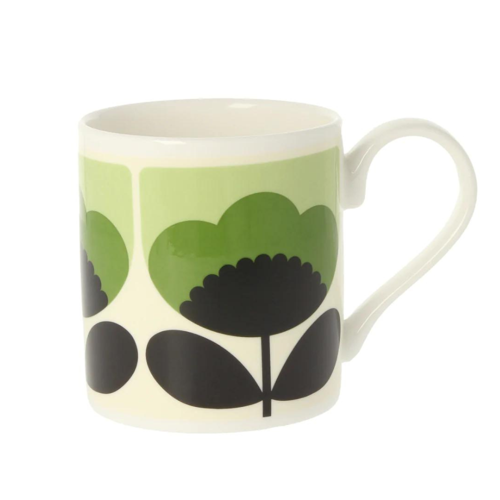 Orla Kiely 'Spring Bloom Green' Mug - 350ml