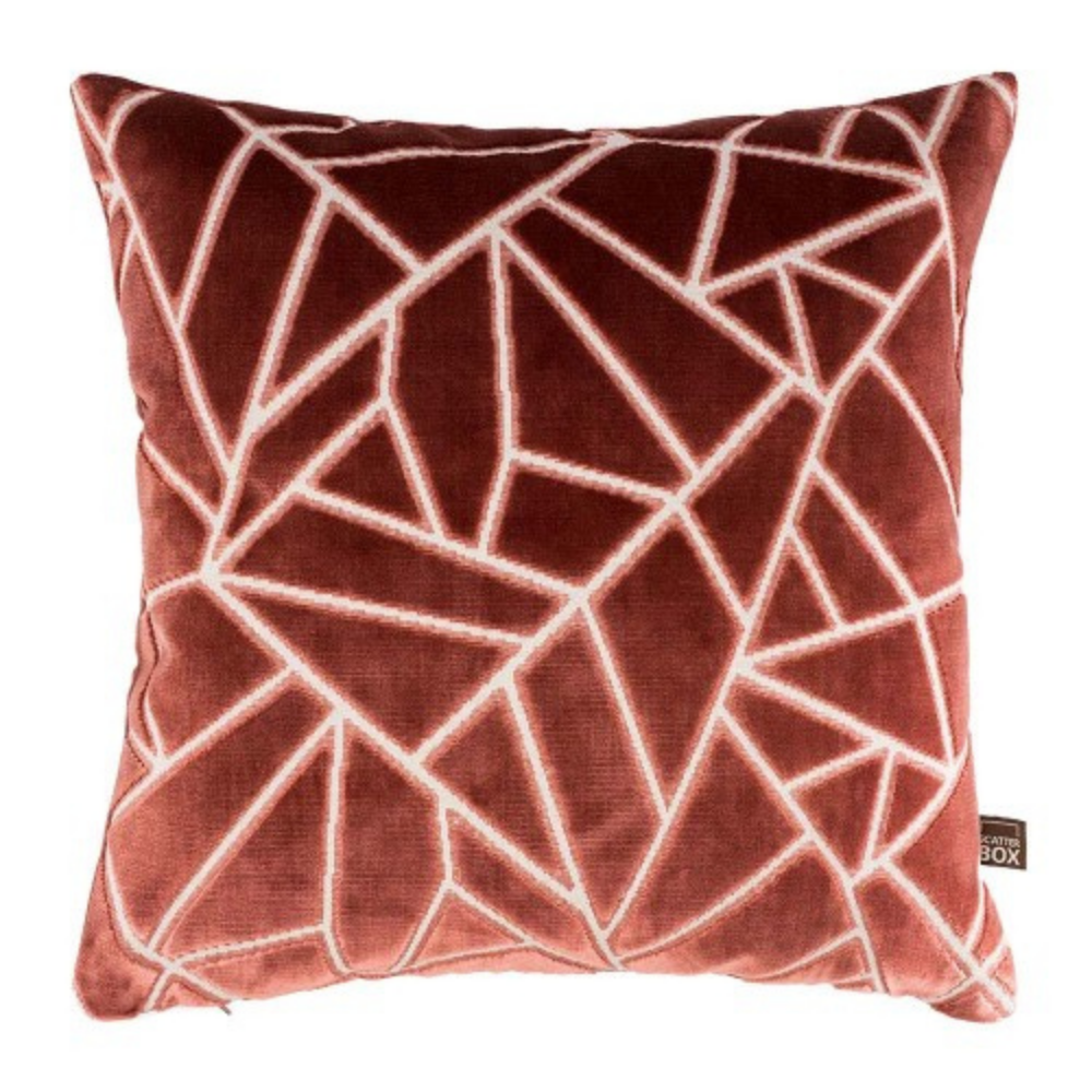 Veda 43x43cm Cushion, Antique Rose - The Gift & Art Gallery