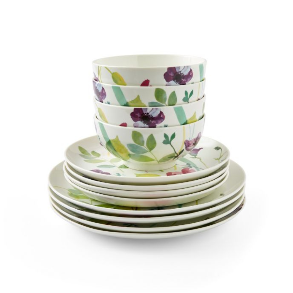 Water Garden 12 Piece Dinner Set - The Gift & Art Gallery