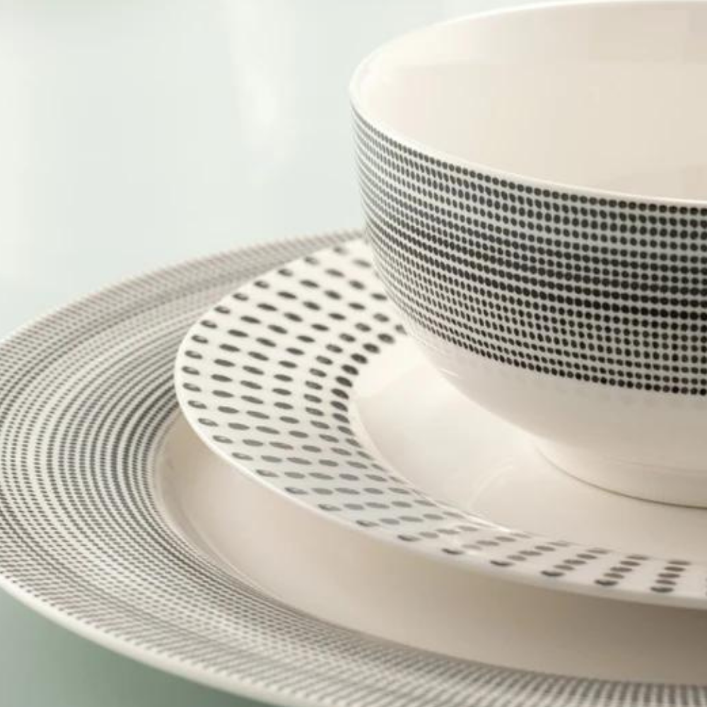 Spots & Dots 12 Piece Dinner Set - The Gift & Art Gallery