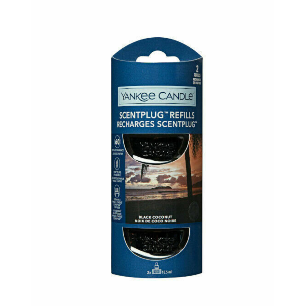 Black Coconut Scent Plug Refill Twin Pack - The Gift & Art Gallery