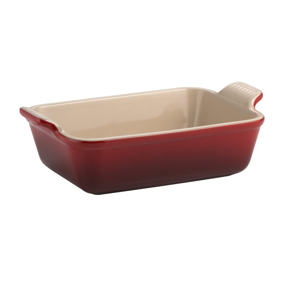 Stoneware Heritage Rectangular Dish 26cm, Cerise - The Gift & Art Gallery