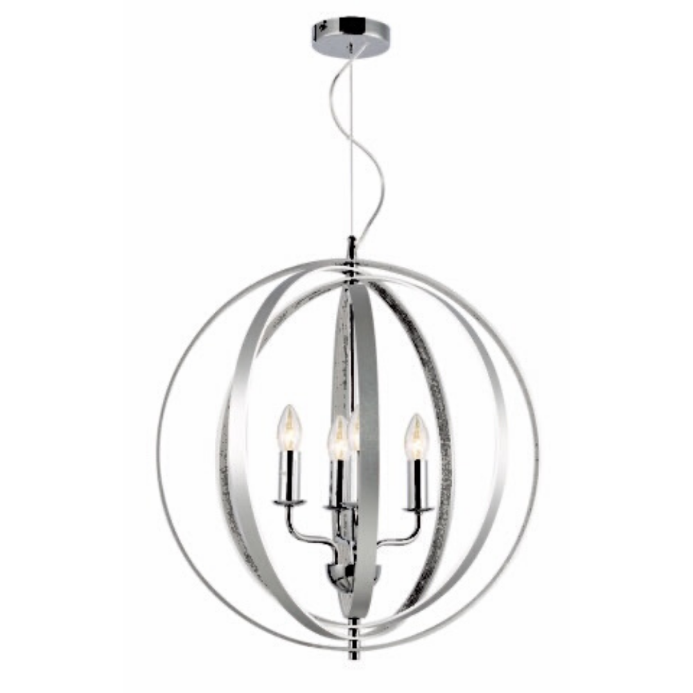 Bantry Pendant Light Silver - The Gift & Art Gallery