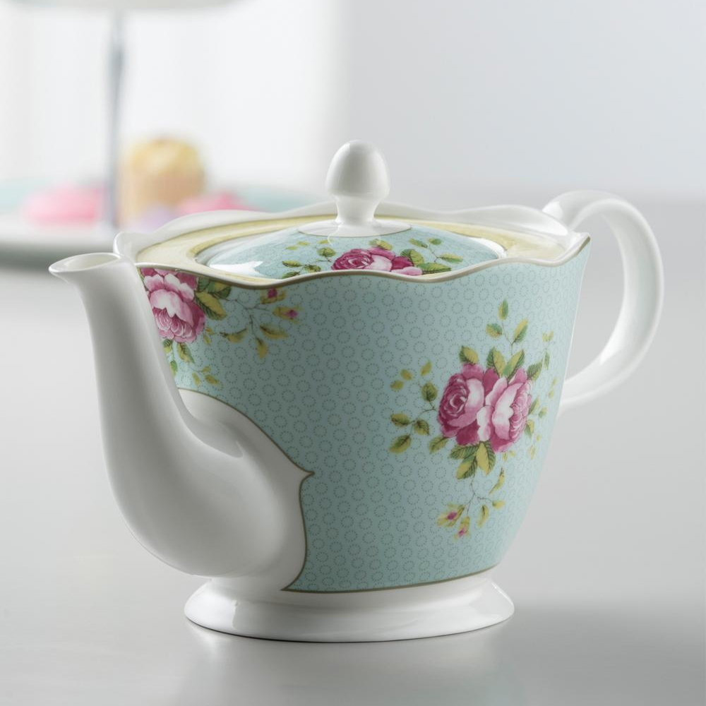 Aynsley Archive Rose Teapot - The Gift & Art Gallery