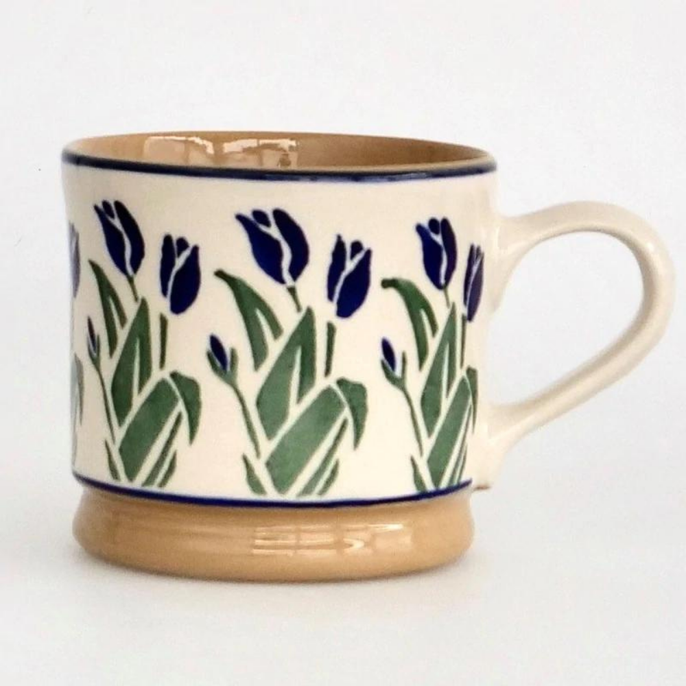 Large Mug Blue Blooms - The Gift & Art Gallery