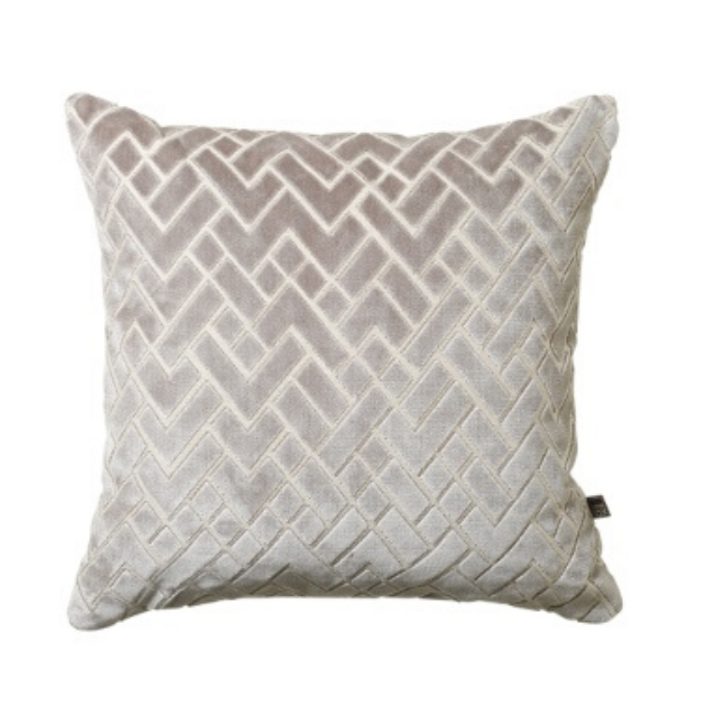Fracture 43x43cm Cushion, Grey - The Gift & Art Gallery